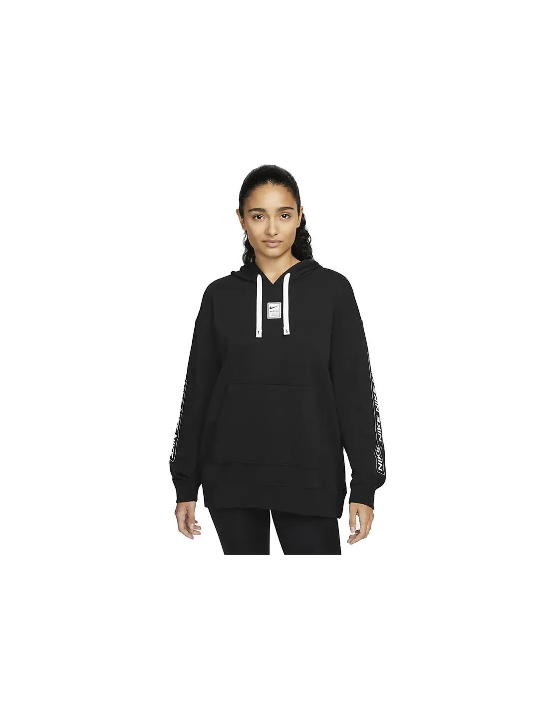 Sudadera con capucha negra de training Nike Pro Dri-FIT Get Fit Mujer