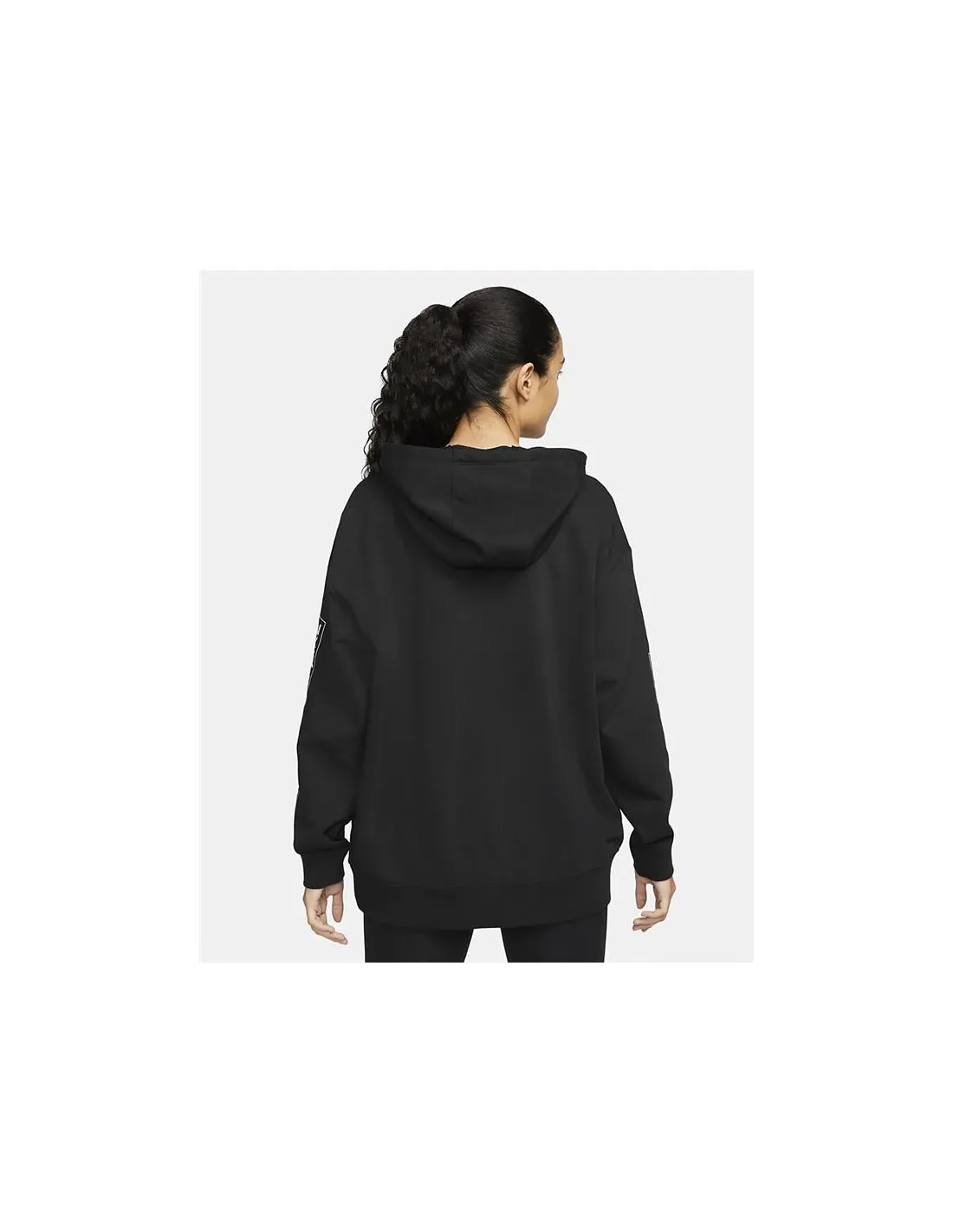 Sudadera con capucha negra de training Nike Pro Dri-FIT Get Fit Mujer