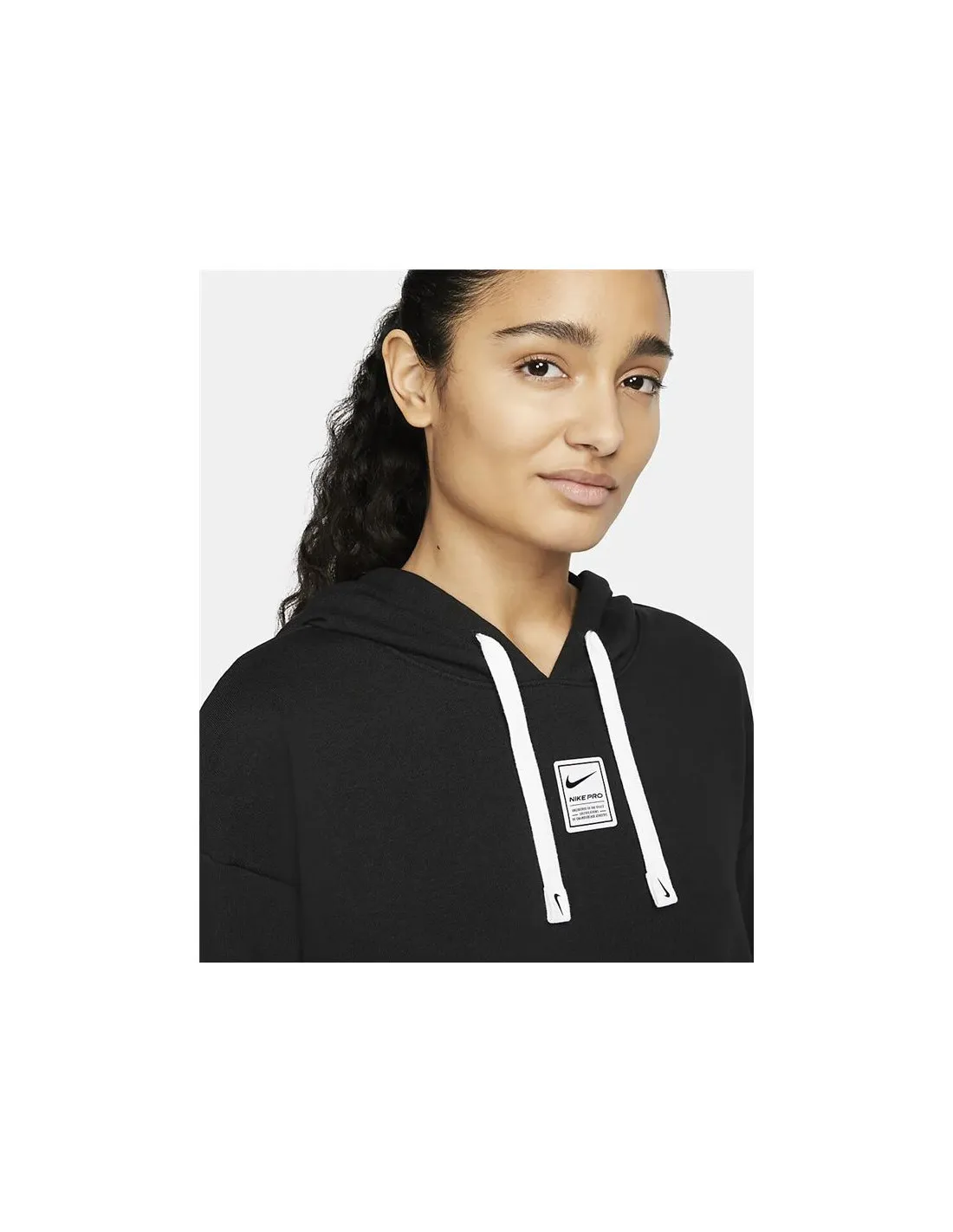 Sudadera con capucha negra de training Nike Pro Dri-FIT Get Fit Mujer