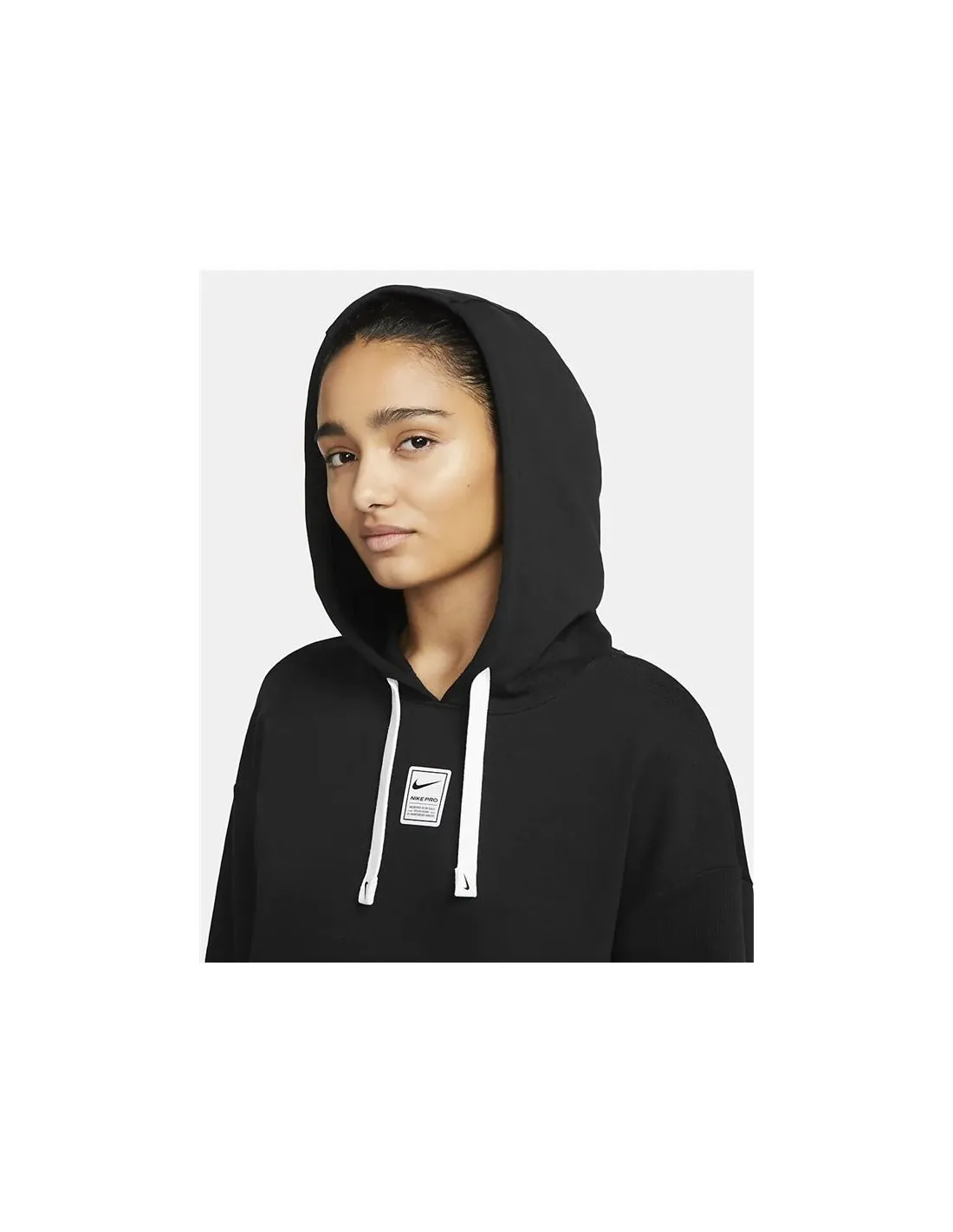 Sudadera con capucha negra de training Nike Pro Dri-FIT Get Fit Mujer