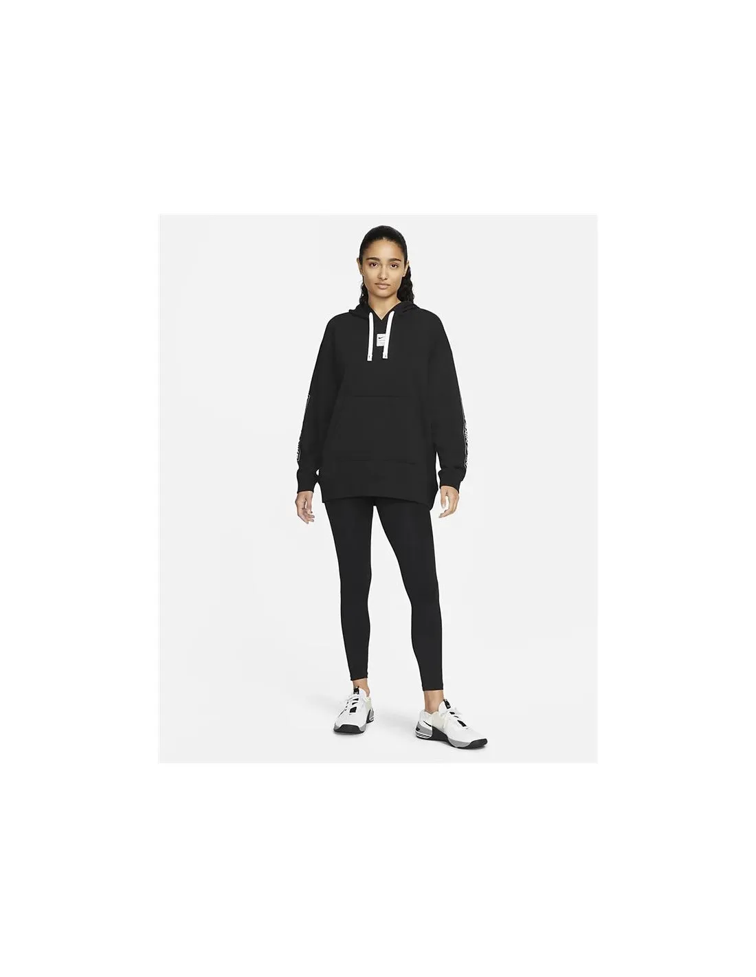 Sudadera con capucha negra de training Nike Pro Dri-FIT Get Fit Mujer