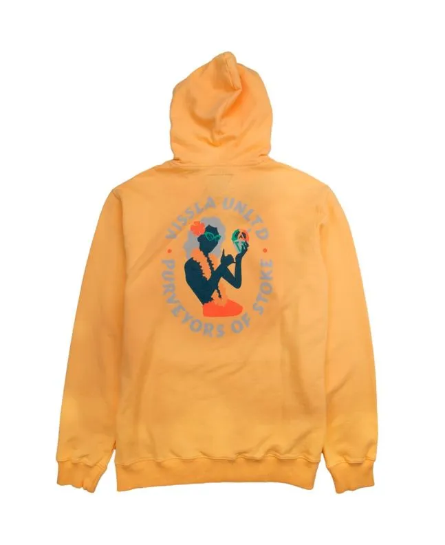 Sudadera con capucha Vissla Sketchy Activity Naranja