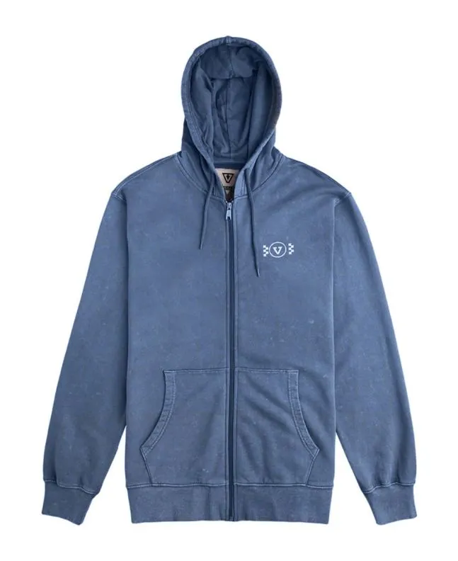 Sudadera con capucha y cremallera Vissla Lou Vissla Lounge Dark Denim