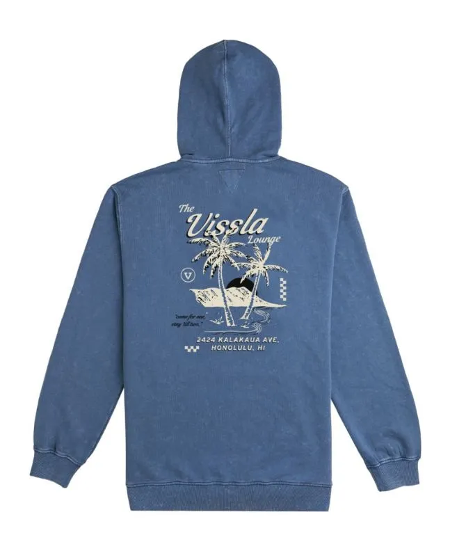 Sudadera con capucha y cremallera Vissla Lou Vissla Lounge Dark Denim