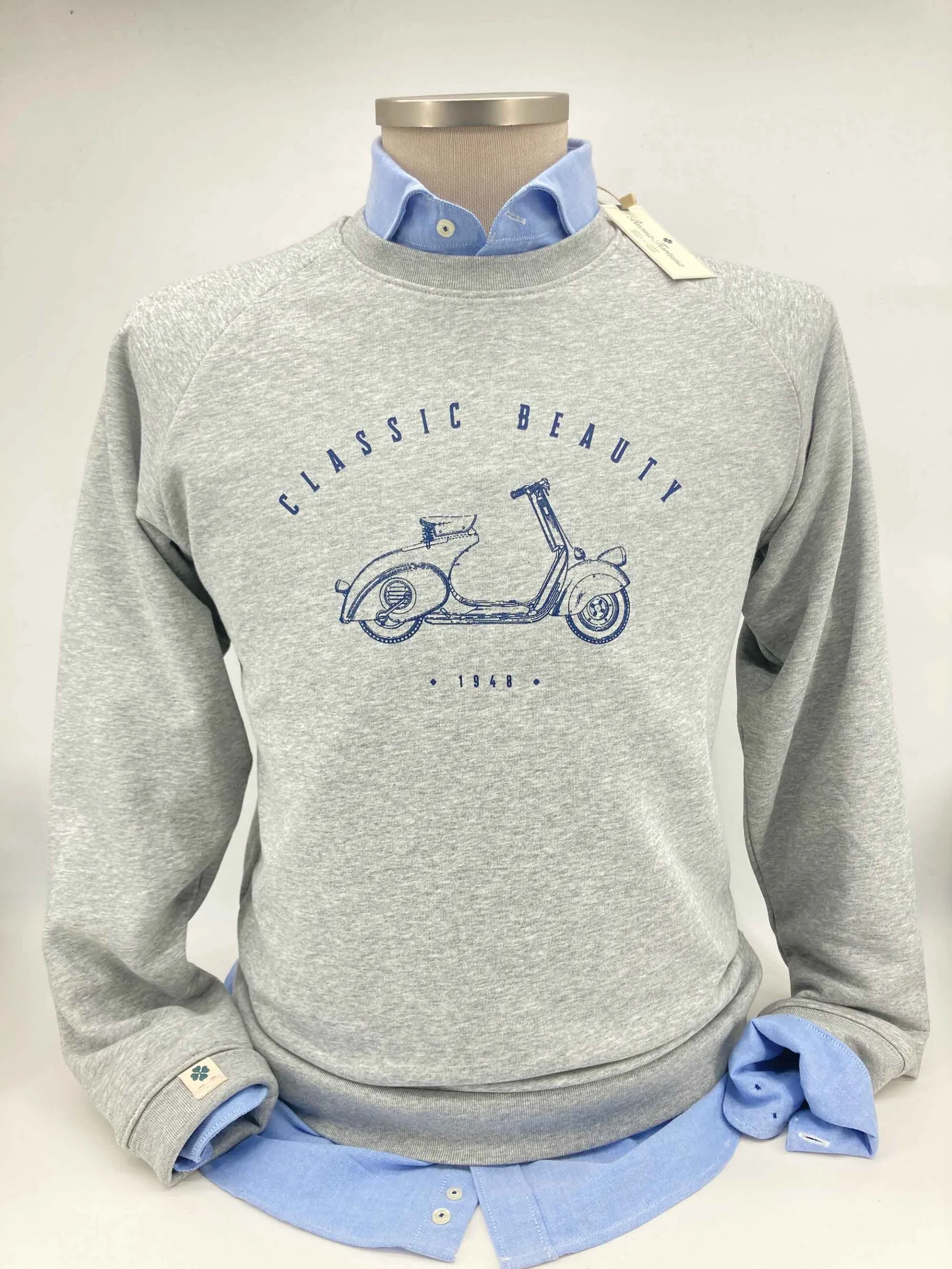 Sudadera Vespa Gris