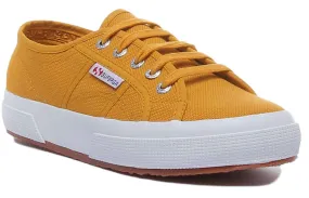 Superga 2750 Cotu Zapatillas clásicas con cordones para mujer en amarillo