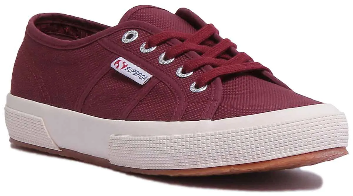 Superga 2750 Cotu Zapatillas clásicas con cordones para mujer en fucsia