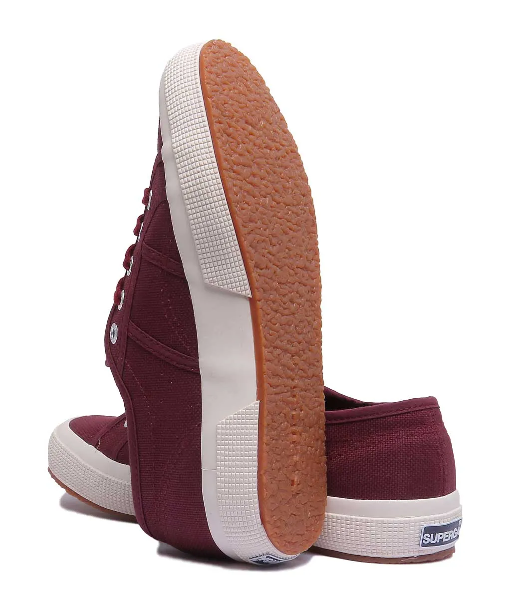 Superga 2750 Cotu Zapatillas clásicas con cordones para mujer en fucsia