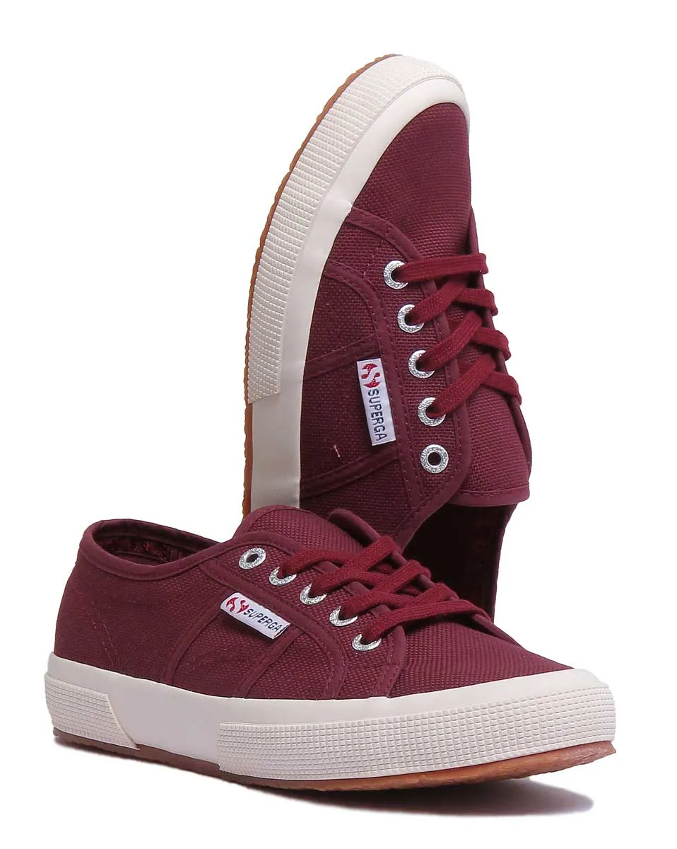 Superga 2750 Cotu Zapatillas clásicas con cordones para mujer en fucsia