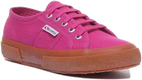 Superga 2750 Cotu Zapatillas clásicas con cordones para mujer en fucsia