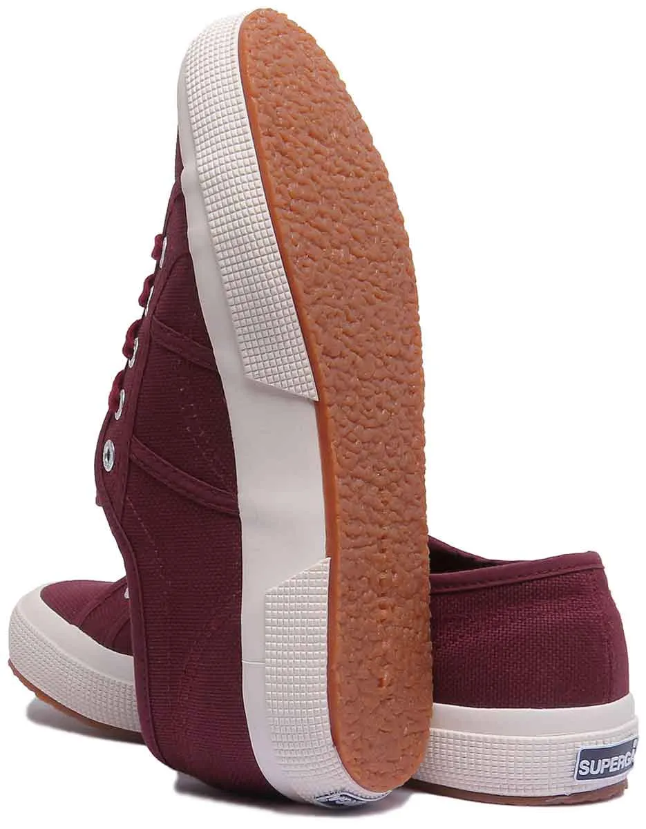 Superga 2750 Cotu Zapatillas clásicas con cordones para mujer en fucsia