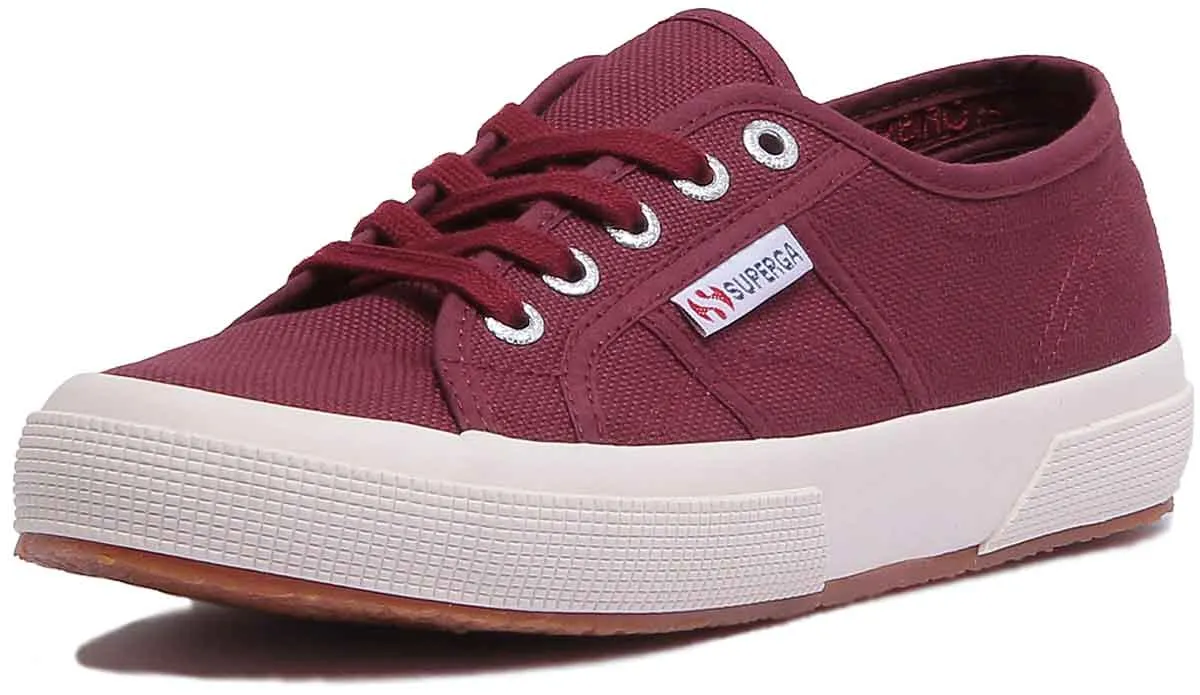 Superga 2750 Cotu Zapatillas clásicas con cordones para mujer en fucsia