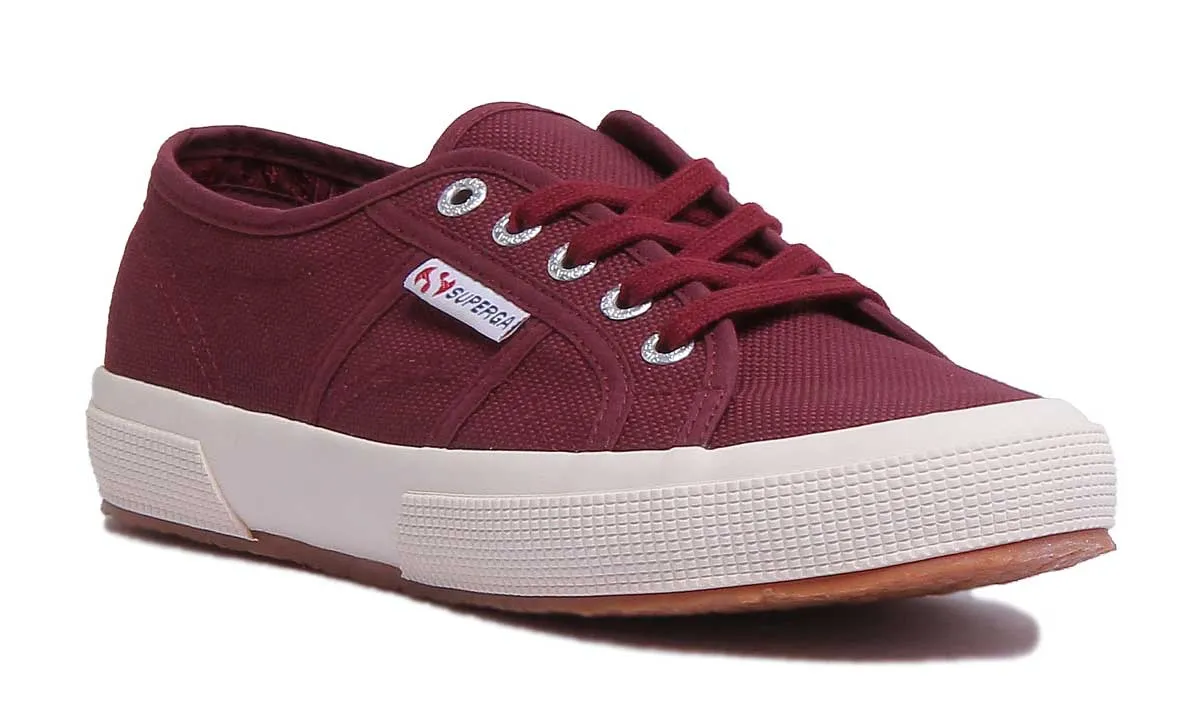 Superga 2750 Cotu Zapatillas clásicas con cordones para mujer en fucsia