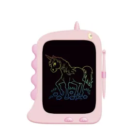 Tablet de dibujo LCD multicolor Unicornio Rosa