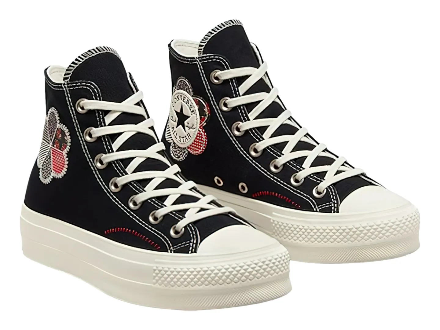 Tenis Converse Chuck Taylor Lift Hi Negro Para Mujer