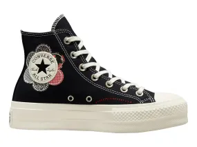 Tenis Converse Chuck Taylor Lift Hi Negro Para Mujer