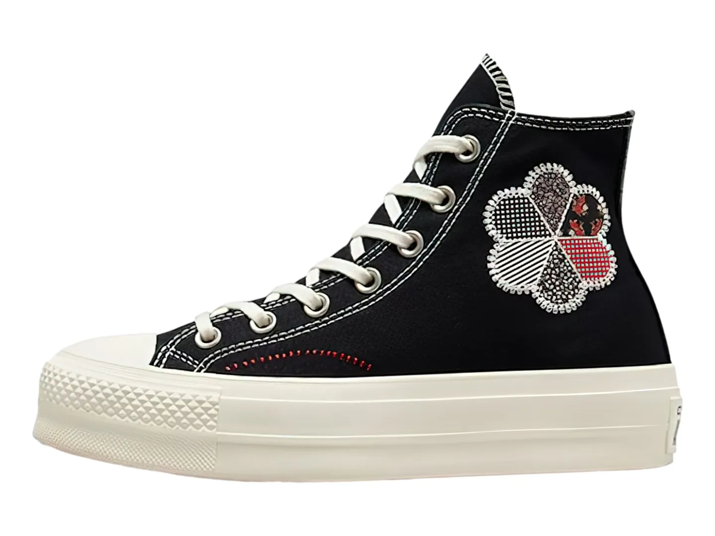 Tenis Converse Chuck Taylor Lift Hi Negro Para Mujer