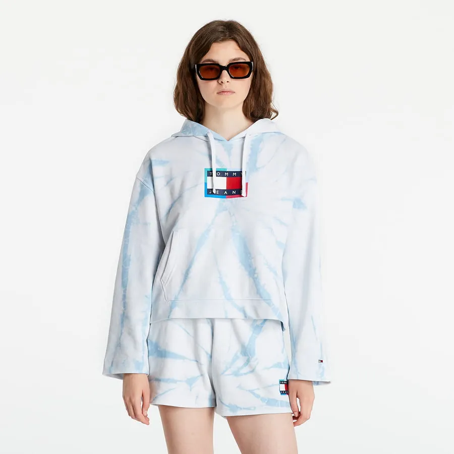 Tommy Hilfiger Boxy Tie-Dye Flag Hoodie