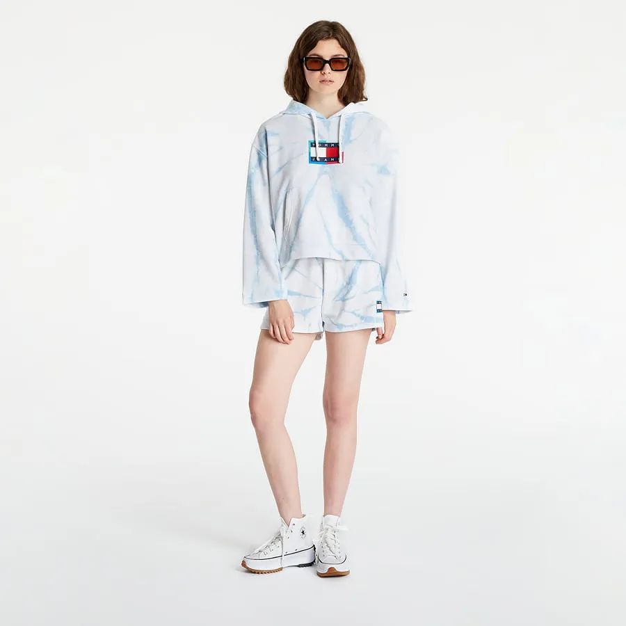 Tommy Hilfiger Boxy Tie-Dye Flag Hoodie