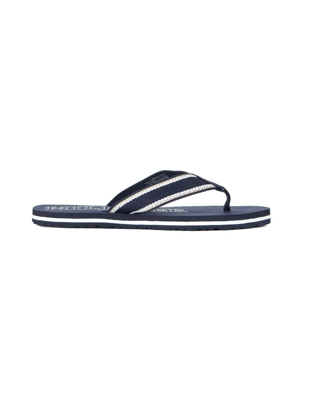 TOMMY HILFIGER - Chanclas azul marino Hilfiger Beach Sandal FW0FW07905 Mujer