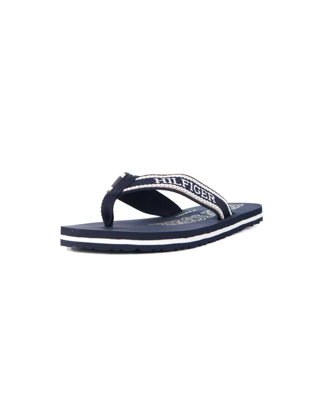 TOMMY HILFIGER - Chanclas azul marino Hilfiger Beach Sandal FW0FW07905 Mujer