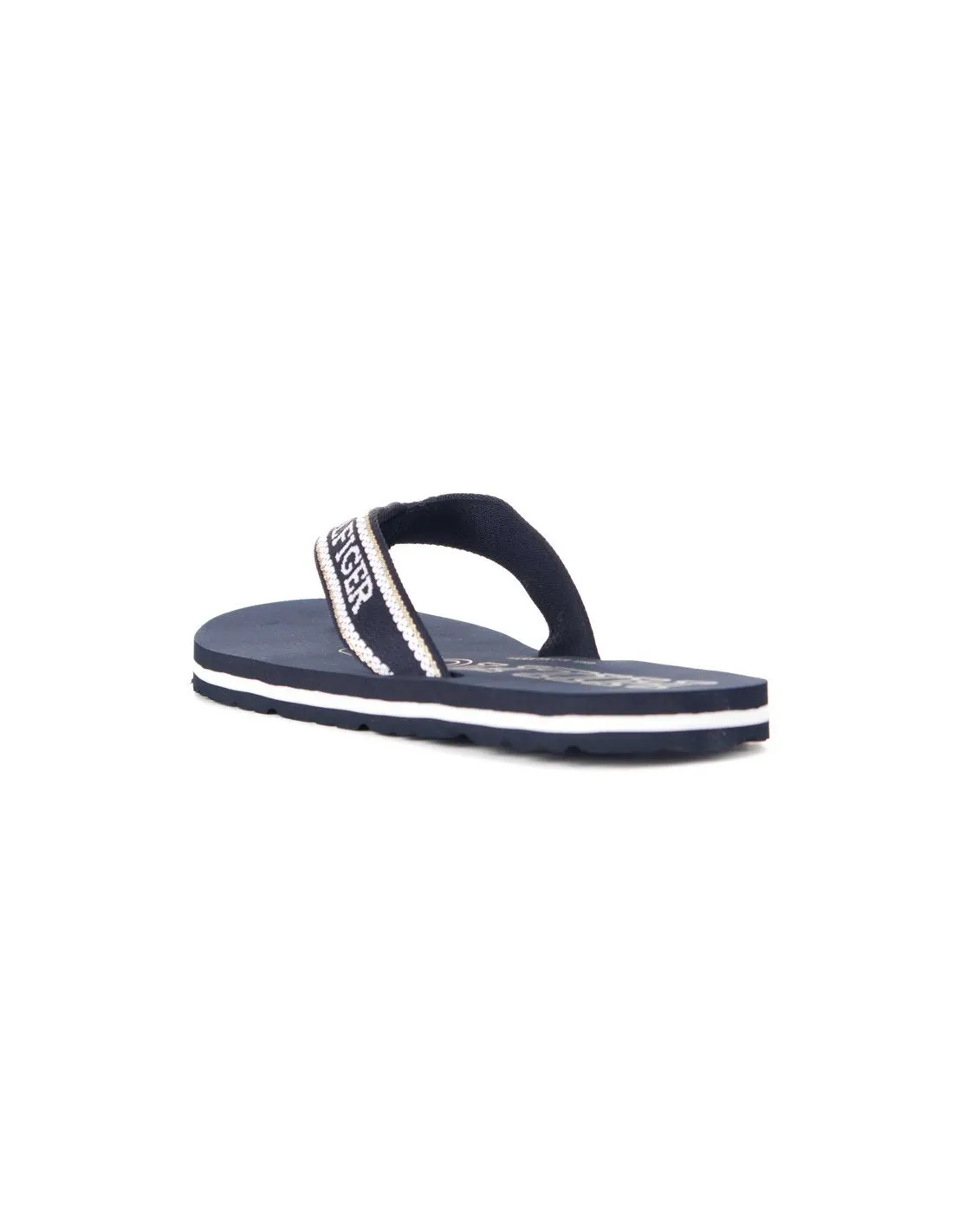 TOMMY HILFIGER - Chanclas azul marino Hilfiger Beach Sandal FW0FW07905 Mujer