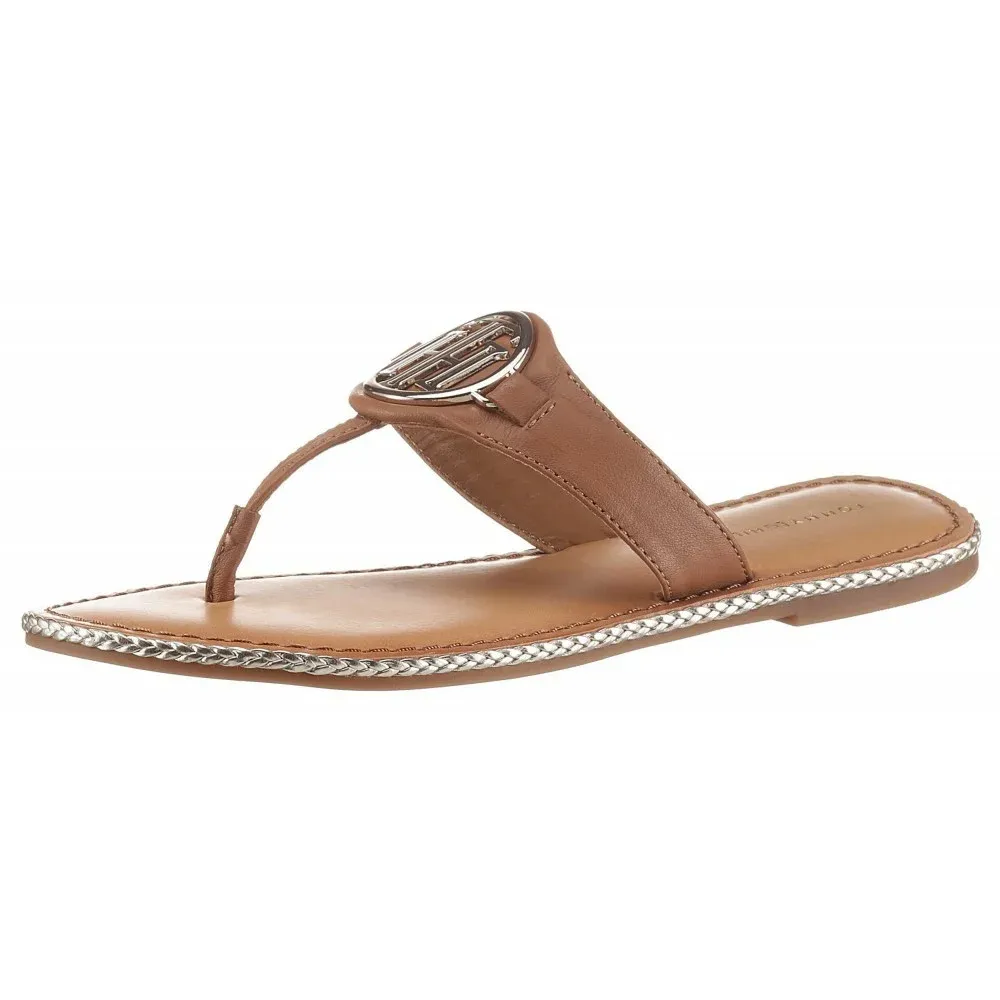 Tommy Hilfiger Essential Leather Flat Sandal FW0FW05620 GU9