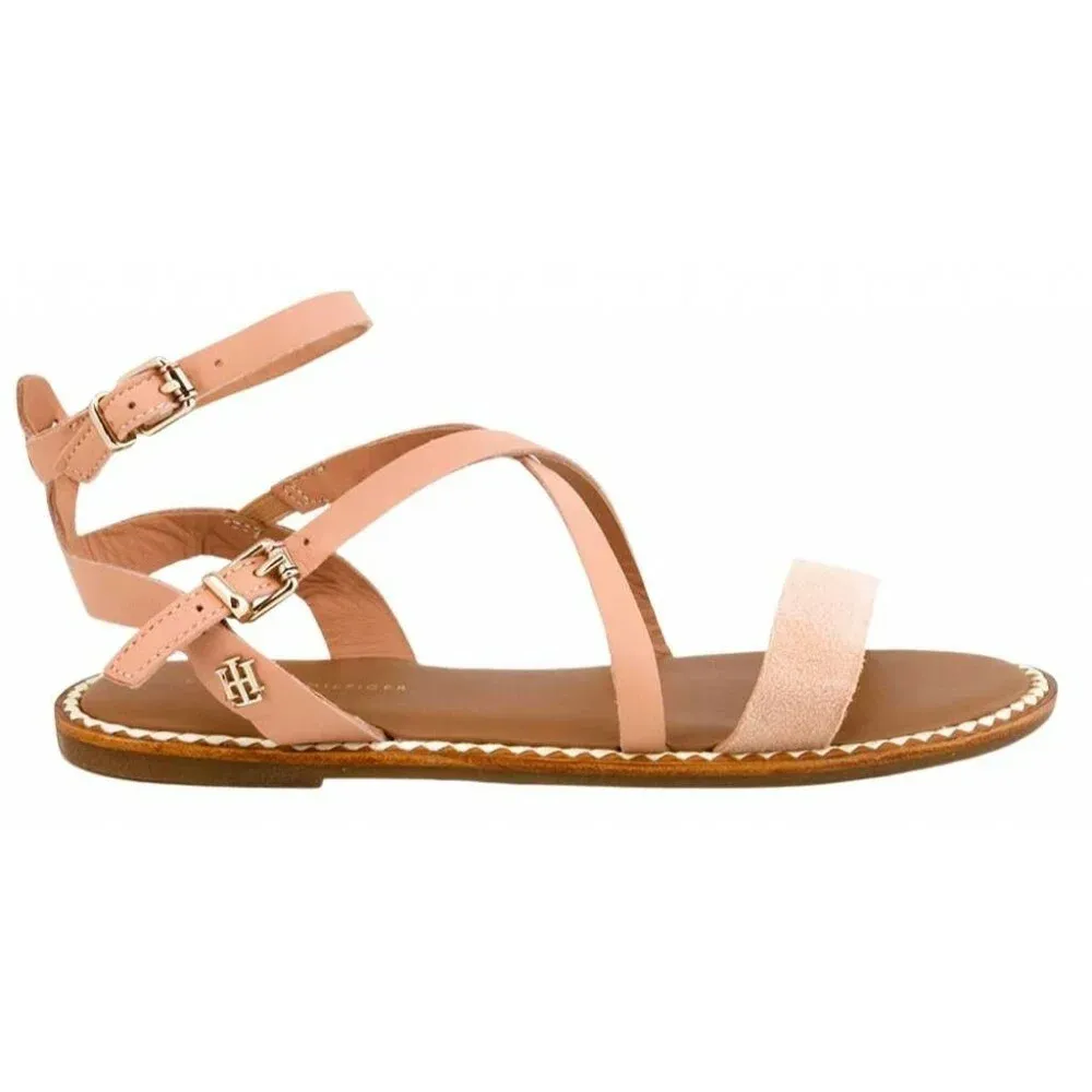 Tommy Hilfiger Essential Tommy Flat Sandal FW0FW05733 TRK