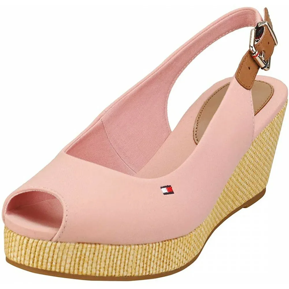 Tommy Hilfiger Iconic Elba Sling Back Wedge FW0FW04788 TQS