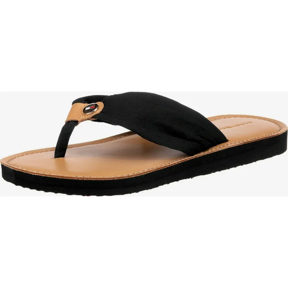 Tommy Hilfiger Leather Footbed Beach Sandal FW0FW05677 BDS