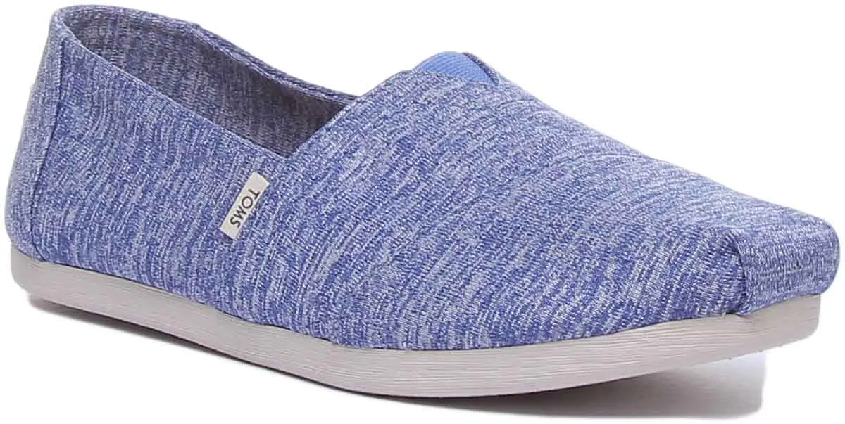 Toms Repreve Zapatillas recicladas veganas para mujer en azul