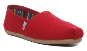 Toms Zapatillas clásicas core para mujer en rojo