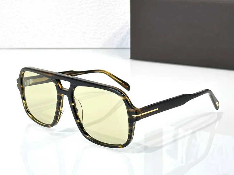 Venta caliente diseñador de moda para hombre gafas de sol para mujer 0884 gafas de acetato de forma cuadrada clásica vintage est