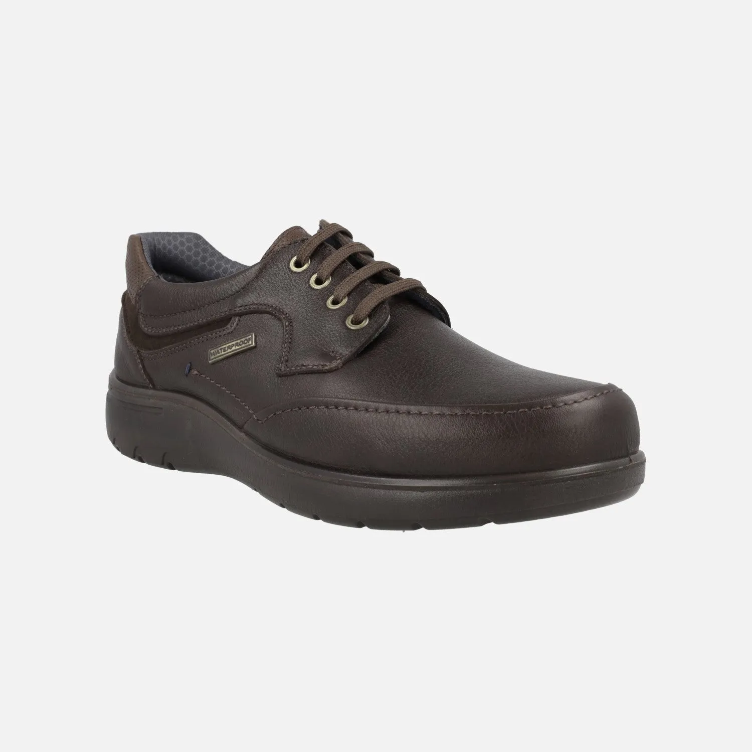 Zapatos de piel con cordones para hombre y membrana Waterproof