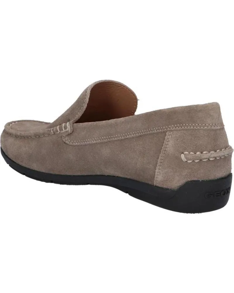 Zapatos GEOX  de Hombre MOCASIN SERRAJE GRIS  C1018 DOVE GREY