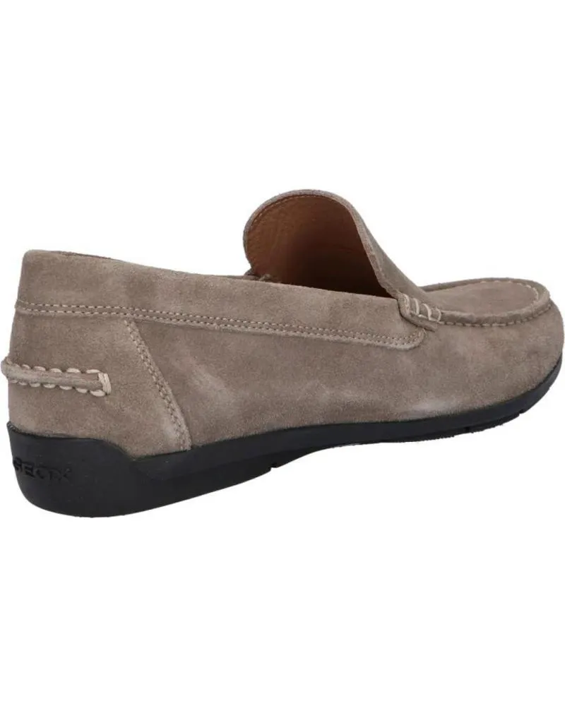 Zapatos GEOX  de Hombre MOCASIN SERRAJE GRIS  C1018 DOVE GREY