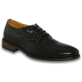 Zapatos Para Hombre De Vestir Estilo 0600Al7 Marca Alonzo Acabado Piel Color Napa