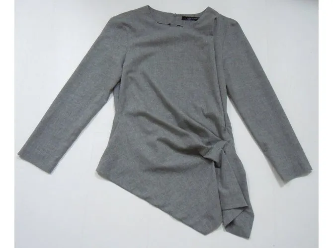 Zara Parte superior Gris 