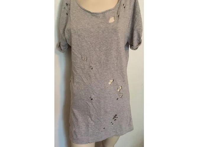 Zara Vestidos Gris 