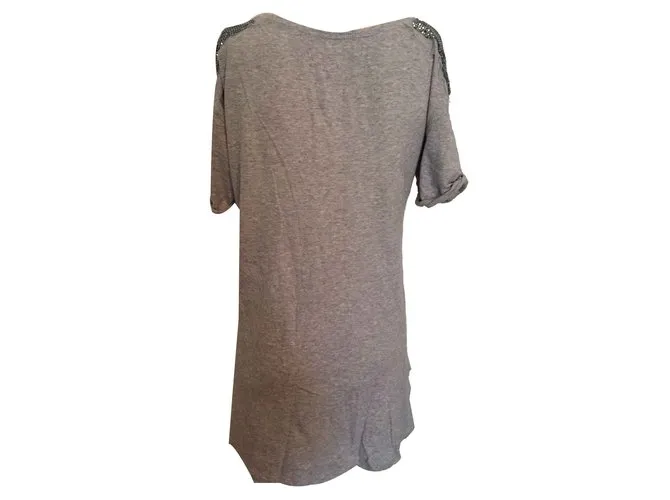 Zara Vestidos Gris 