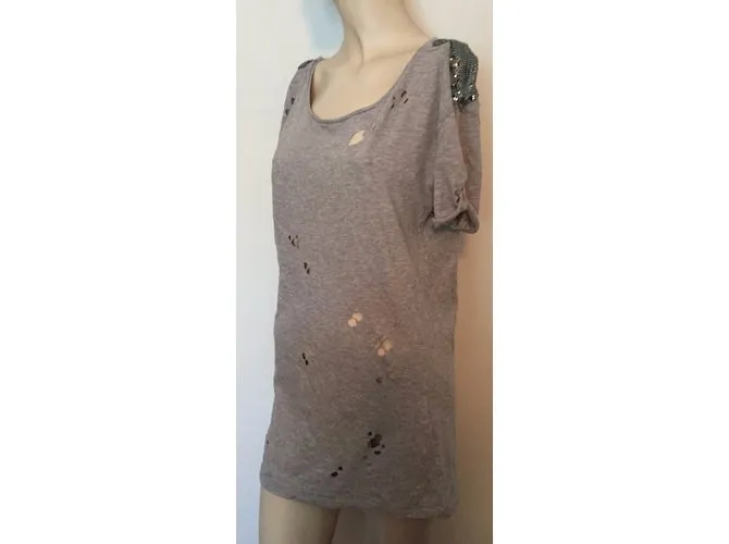 Zara Vestidos Gris 