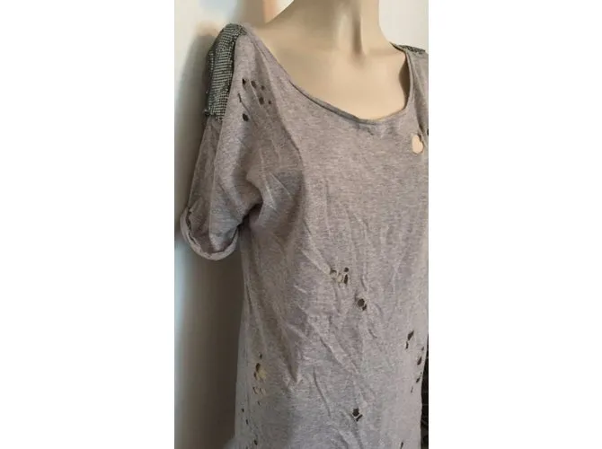 Zara Vestidos Gris 